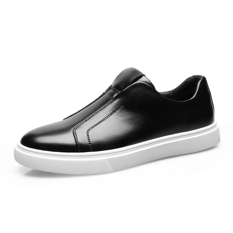 Slip On Leather Trainers