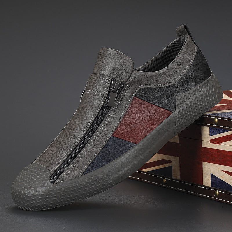 Claude Monet Italian Leather Trainers