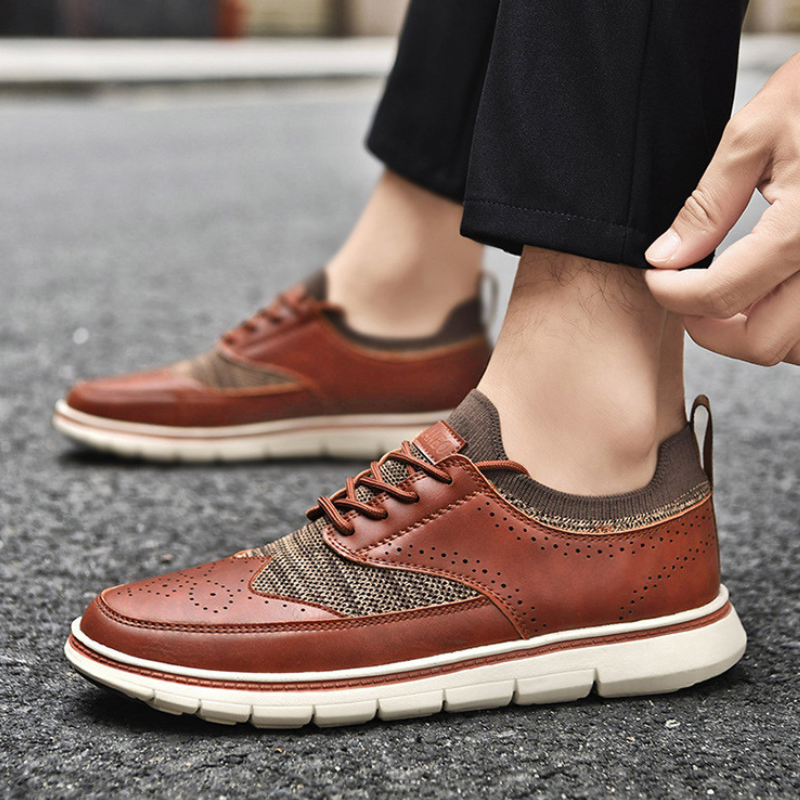 Bryan Leather Trainers