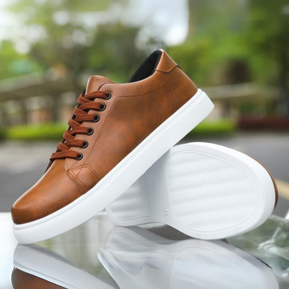Enzo Leather Trainers