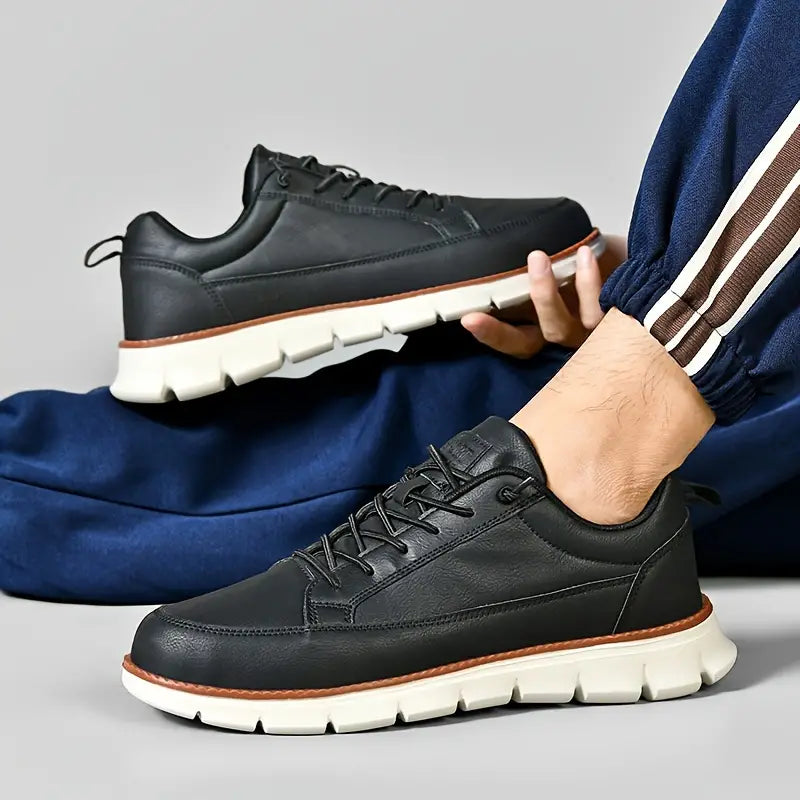 Maverick Leather Trainers
