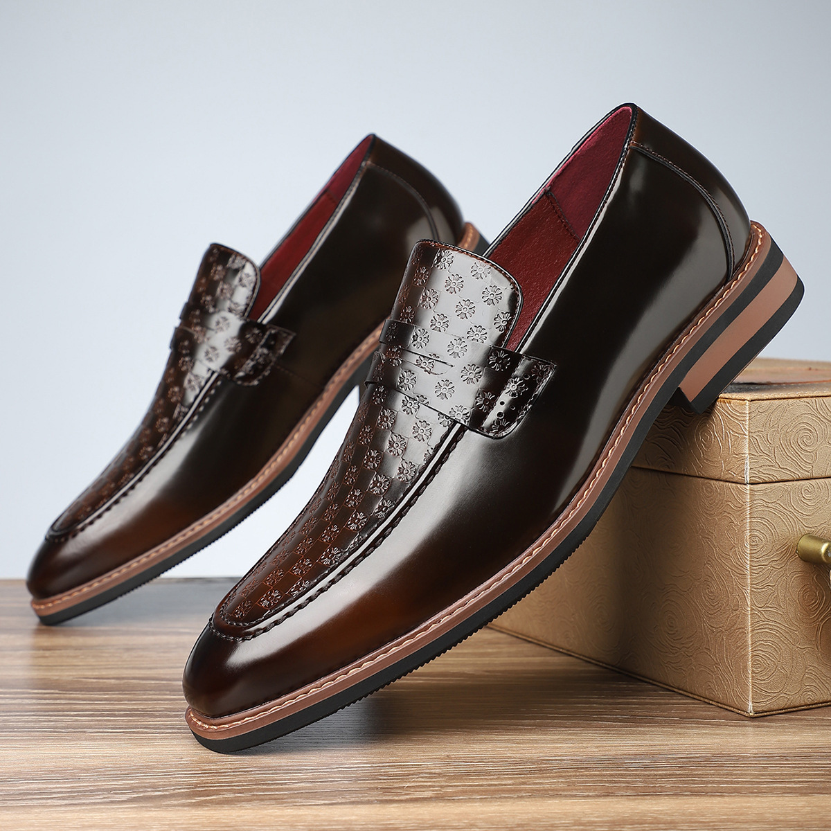 Giovanni Bellini Leather Loafers