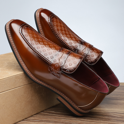 Giovanni Bellini Leather Loafers