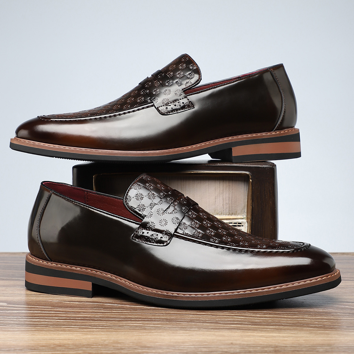 Giovanni Bellini Leather Loafers
