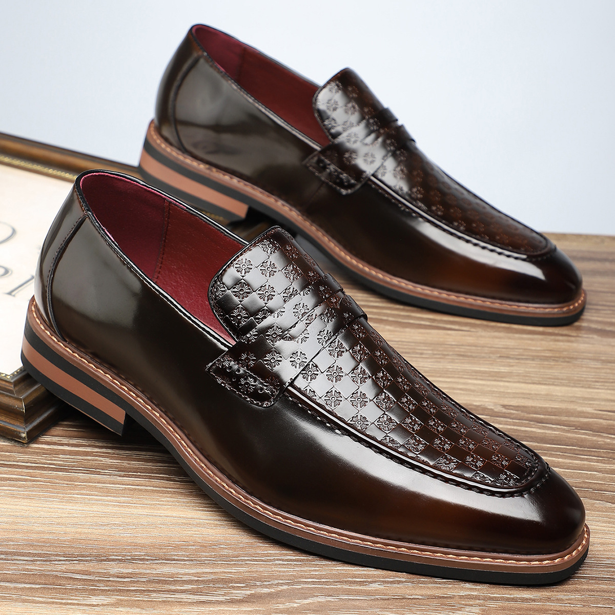 Giovanni Bellini Leather Loafers