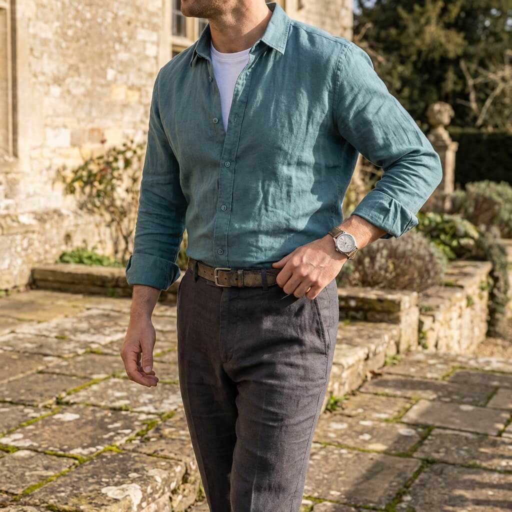 Riverton Linen Long Sleeve
