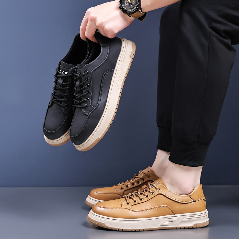 Boston Leather Trainers