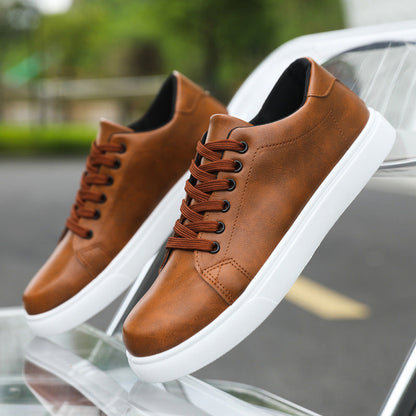 Enzo Leather Trainers