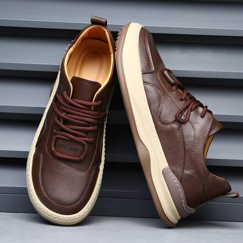 Heritage Italiana Genuine Leather Trainers
