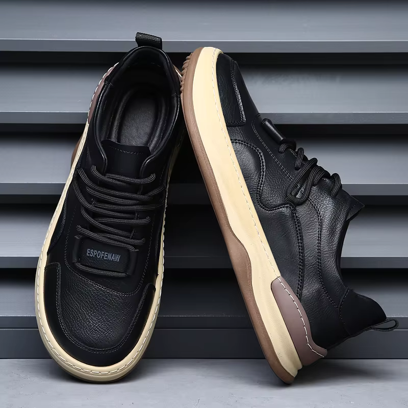 Heritage Italiana Genuine Leather Trainers