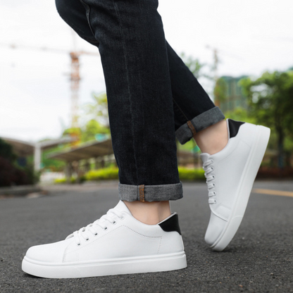 Enzo Leather Trainers