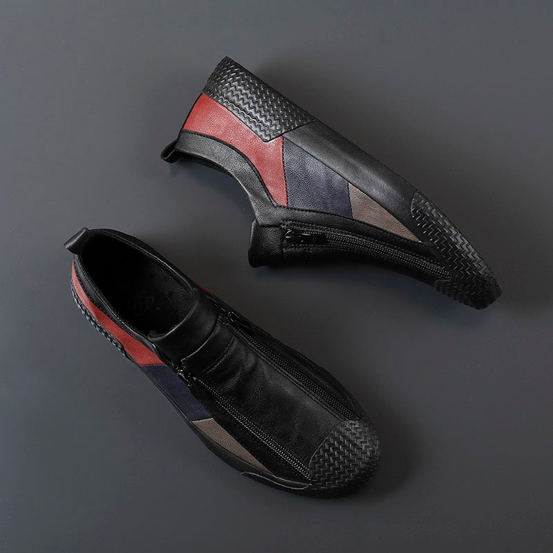 Claude Monet Italian Leather Trainers