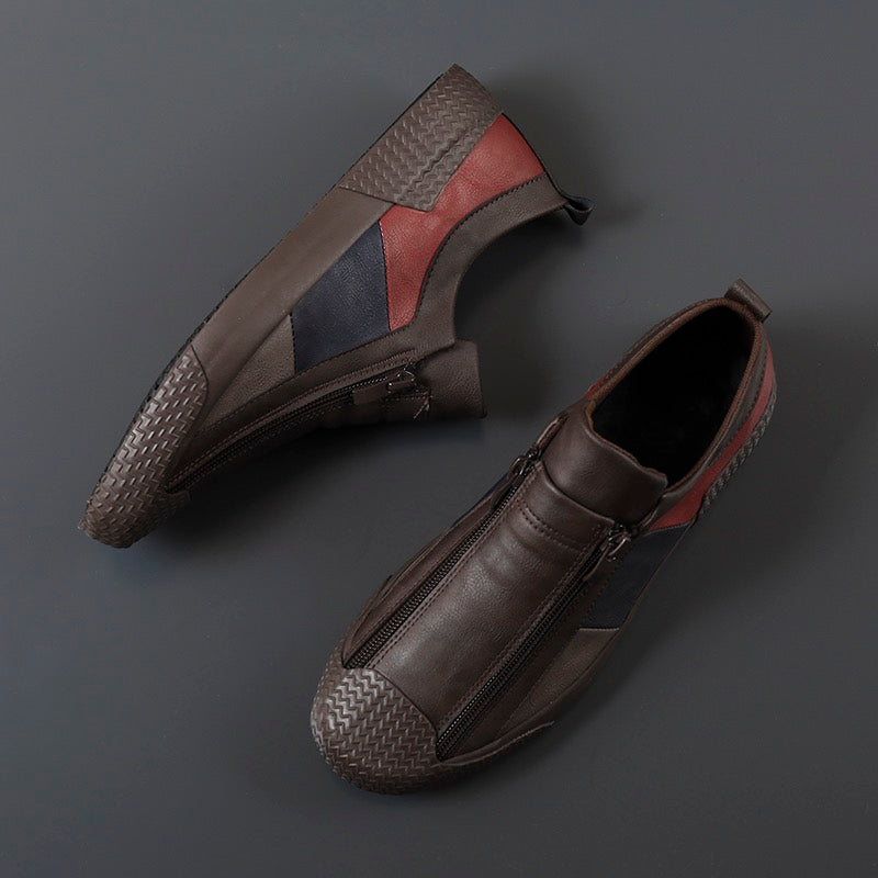 Claude Monet Italian Leather Trainers