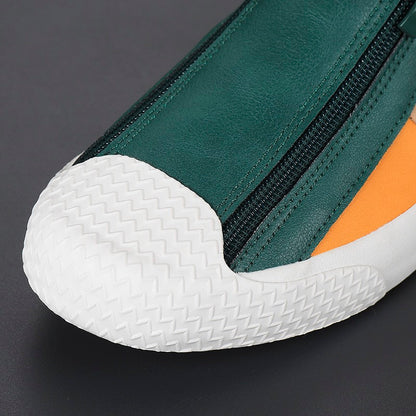 Claude Monet Italian Leather Trainers