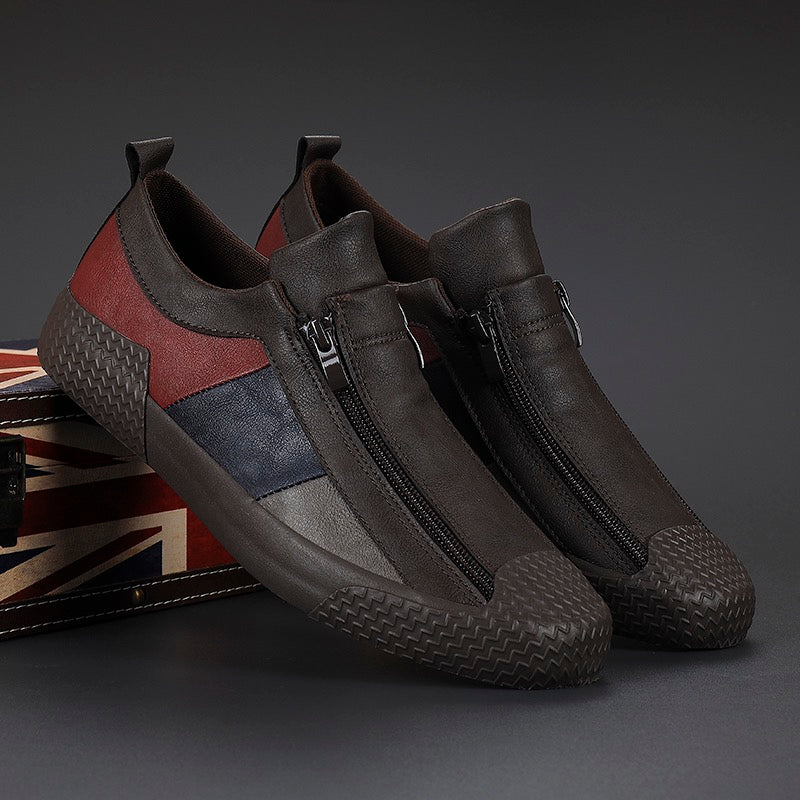 Claude Monet Italian Leather Trainers