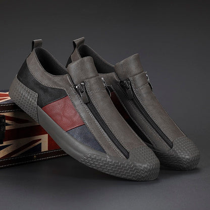 Claude Monet Italian Leather Trainers