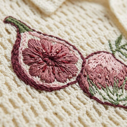 Capri Crochet Polo
