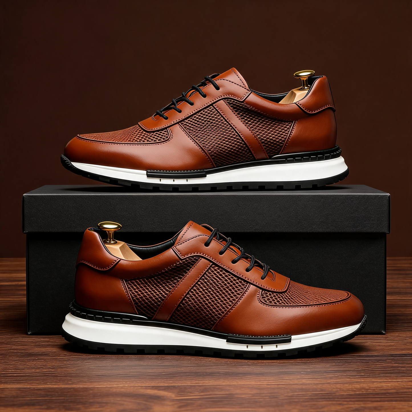 Spencer Genuine Leather Trainers