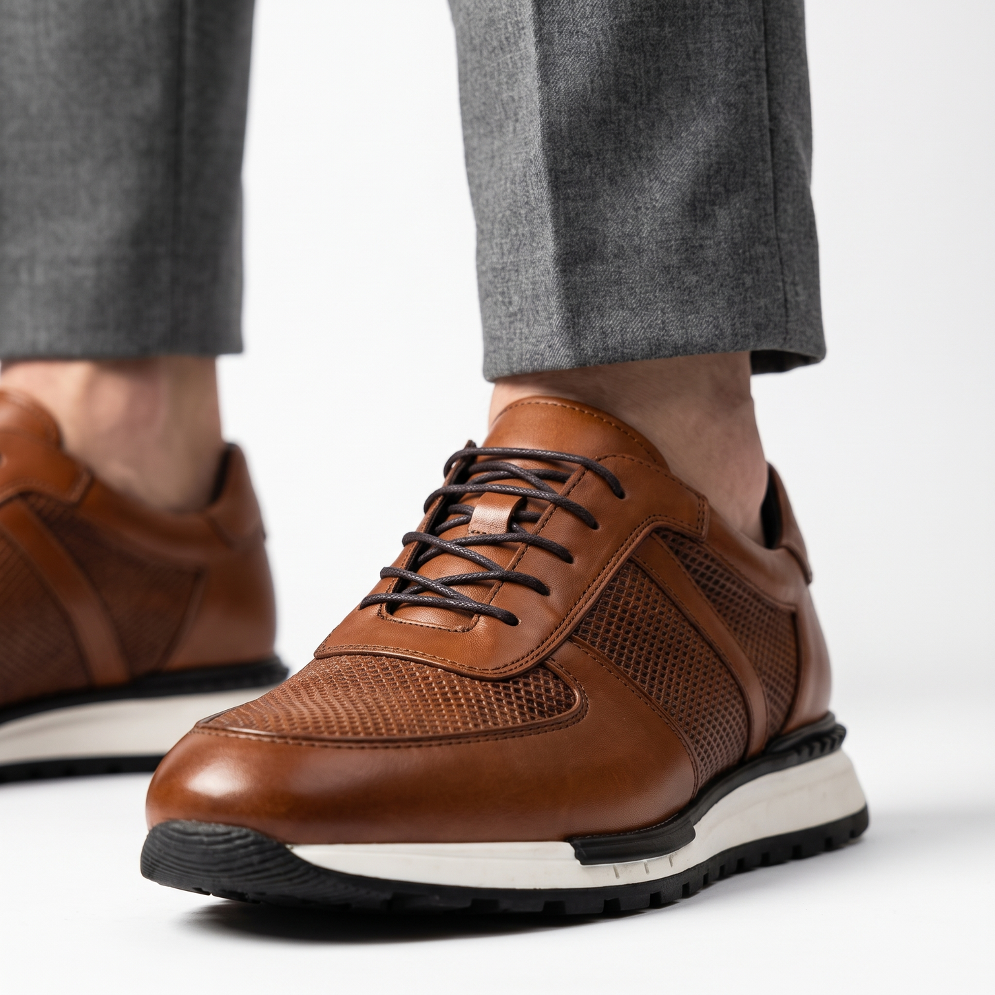 Spencer Genuine Leather Trainers