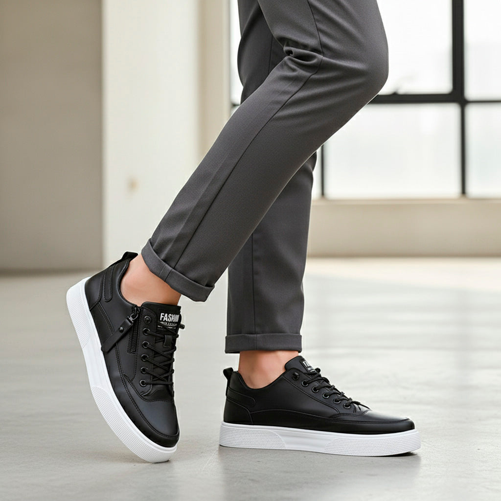 Hugo Italian Leather Trainers