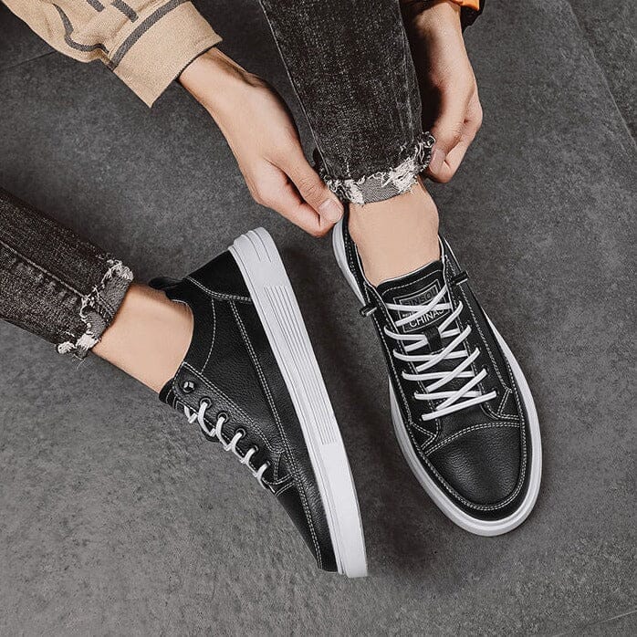 Urban London Italian Leather Trainers