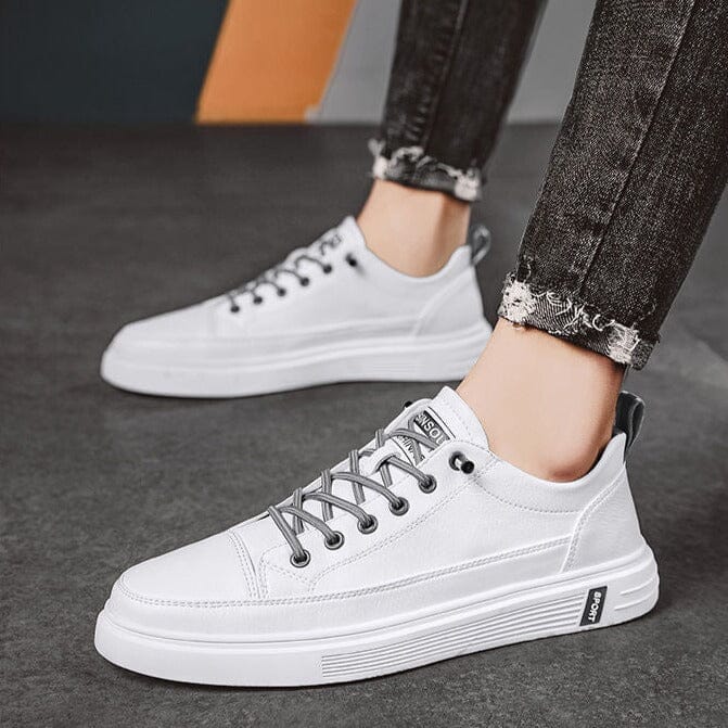 Urban London Italian Leather Trainers